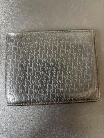 Portefeuille Christian Dior, Enlèvement ou Envoi, Utilisé, Noir, Cuir