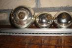 drie brocante  oude kerstballen van glas, Antiek en Kunst, Ophalen