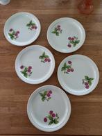 5 dessertborden met bessen Ditmar-Urbach, Antiek en Kunst, Ophalen of Verzenden