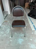 4 Vintage bruine stoelen, Huis en Inrichting, Ophalen, Gebruikt, Bruin, Vintage
