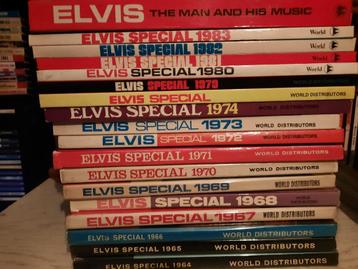ELVIS PRESLEY - Grote boekencollectie -collectors 40 + stuks beschikbaar voor biedingen