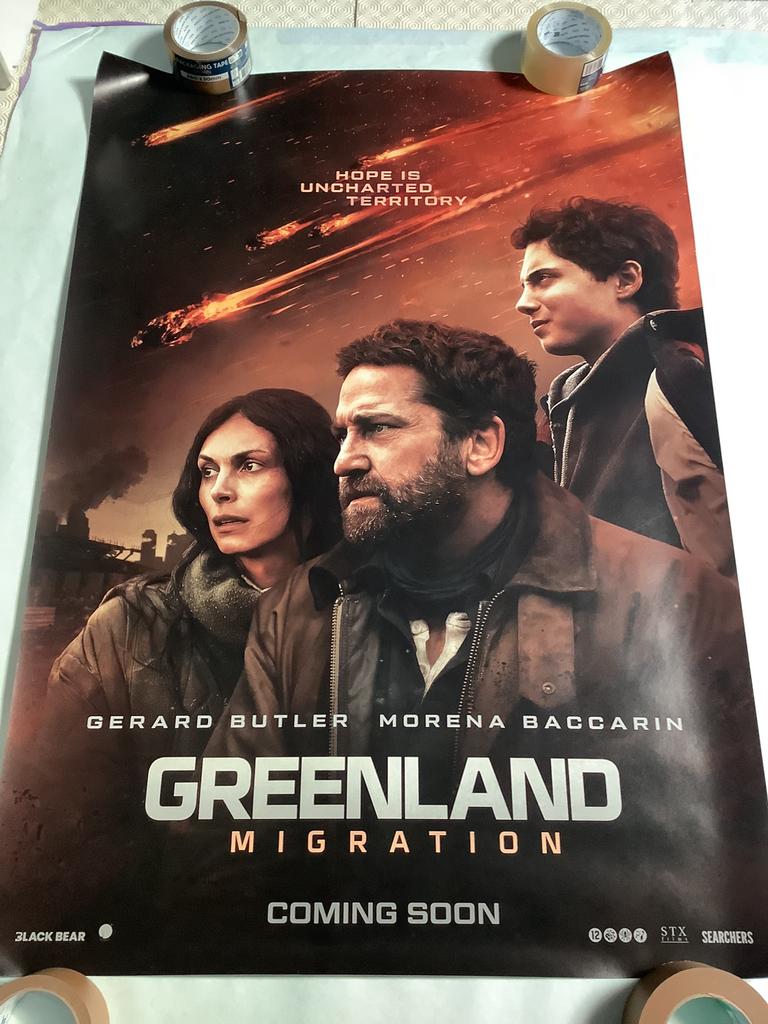 GREENLAND MIGRATION  filmposter  70-100 cm, Verzamelen, Posters, Ophalen of Verzenden