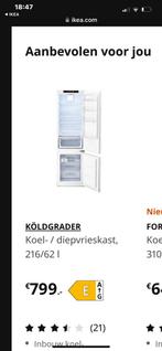 Koel/diepvrieskast IKEA NIEUW inbouw, Elektronische apparatuur, Koelkasten en IJskasten, Ophalen, Nieuw