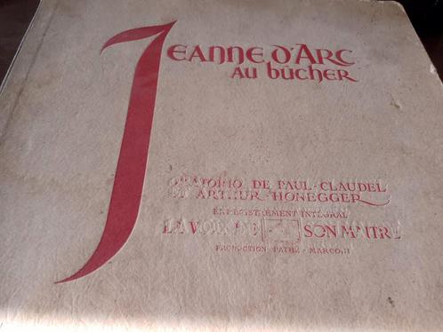 Jeanne d'Arc au bûcher (1935) (78T), CD & DVD, Vinyles | Classique, Enlèvement ou Envoi