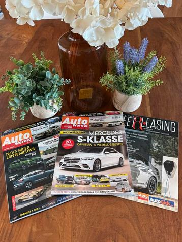 Ensemble de 2 magazines Car World + 1 magazine Fleet Leasing, Envoi, Comme neuf, Général, Diverse auteurs