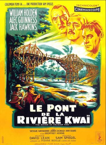 16mm speelfilm  --  Le Pont de la riviere Kwaï (1957)