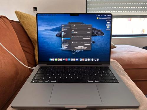 MacBook Pro 14” M3 – 1TB SSD – 16GB RAM – AZERTY –Space Gray, Computers en Software, Apple Macbooks, Zo goed als nieuw, MacBook