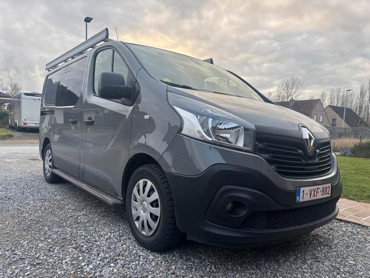 Renault trafic dubbele cabine, Auto's, Renault, Particulier, Trafic, Diesel, Euro 6, Handgeschakeld, Ophalen