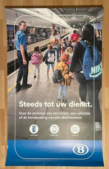 Poster Nmbs beschikbaar voor biedingen