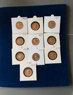 Gouden tientjes Willem 3, Postzegels en Munten, Munten | Nederland, Koning Willem III, Setje, Goud, Overige waardes