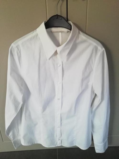 NIEUWE geklede damesblouse, Xandres, wit, Vêtements | Femmes, Blouses & Tuniques, Neuf, Taille 42/44 (L), Blanc, Enlèvement ou Envoi