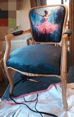 Fauteuil en cabriolet de style Louis XV entièrement rénové, Huis en Inrichting, Fauteuils, Ophalen