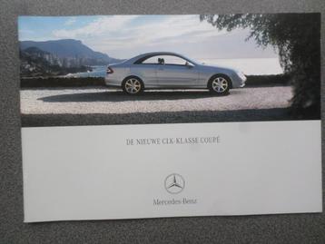 Nieuwe Mercedes CLK Coupe 02-2002 Brochure beschikbaar voor biedingen