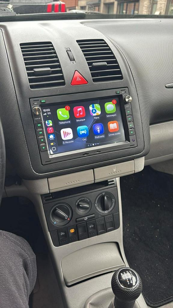 Autoradio VW CarPlay + Montage & Garantie 1 An (Fleurus), Auto diversen, Autoradio's, Ophalen of Verzenden
