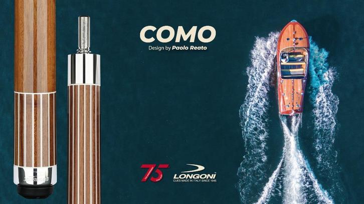 Aktieprijs: Longoni Como Reato keu VP2 luna nera OP VOORRAAD, Sport en Fitness, Biljarten en Poolen, Nieuw, Keu of Ballen, Ophalen of Verzenden