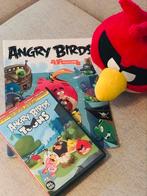 Angry birds strip, dvd en knuffel, Comme neuf, Enlèvement ou Envoi