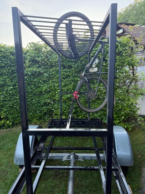 Aanhanger voor 9 mountainbikes, Auto diversen, Aanhangers en Bagagewagens, Ophalen