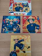 brandweerman sam - 3 puzzels, Kinderen en Baby's, Speelgoed | Kinderpuzzels, Ophalen of Verzenden, Gebruikt