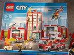 LEGO City Brandweerkazerne - 60110, Ophalen of Verzenden, Gebruikt, Complete set, Lego
