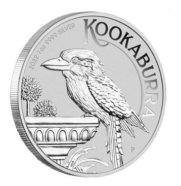 kookaburra 2022 argent 1once