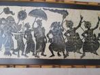 BATIK uit Sri Lanka. "Feestelijke stoet" uit 1975, Ophalen