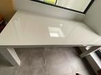 Witte eettafel (Ikea), Huis en Inrichting, Ophalen, Zo goed als nieuw, Rechthoekig