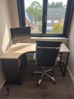 Hoekbureau + bureaustoel, Ophalen, Bureau