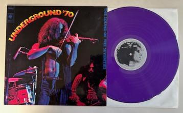 LP UNDERGROUND '70 - PAARS VINYL - NIEUWSTAAT beschikbaar voor biedingen