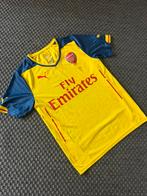 Arsenal Uitshirt 2014/15 – Geel/Blauw – Puma – Fly Emirates, Maat XS of kleiner, Ophalen of Verzenden, Gebruikt, Shirt