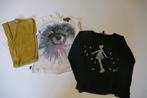 2 t-shirts: Lili Gaufrette, Bill Tornade, gratis collant: 8, Enfants & Bébés, Vêtements enfant | Taille 128, Enlèvement ou Envoi