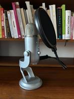 Blue Yeti USB-Microfoon (Zilver), Muziek en Instrumenten, Ophalen, Gebruikt, Studiomicrofoon