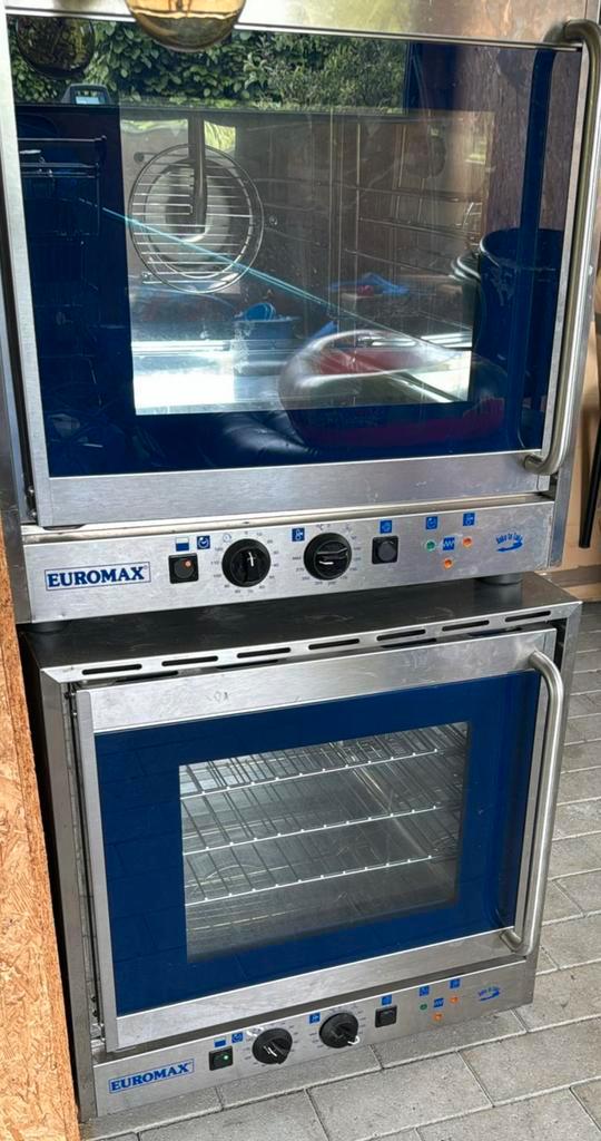 Oven’s Euromax, Elektronische apparatuur, Ovens, Zo goed als nieuw, Vrijstaand, Oven met grill, 60 cm of meer, 60 cm of meer, Hete lucht