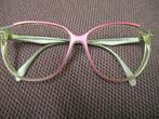 VINTAGE BRILMONTUUR "ZEISS" ANNO +/-1980 MET ROZE TINTEN, Handtassen en Accessoires, Overige merken, Ophalen of Verzenden, Zo goed als nieuw