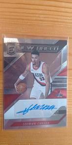 Carte autographe NBA Rookie Toumani Camara Trail Blazers, Ophalen of Verzenden, Zo goed als nieuw