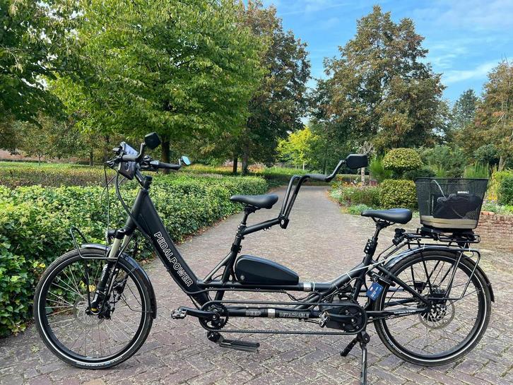 Elektrische plooitandem fiets Pedalpower Edeep Enviolo 380, Fietsen en Brommers, Fietsen | Tandems, Zo goed als nieuw, Ophalen