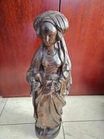 Volhouten beeld 60 cm hoog, Antiek en Kunst, Ophalen