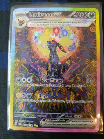 Umbreon ex (PRE 161), Hobby en Vrije tijd, Verzamelkaartspellen | Pokémon, Ophalen, Nieuw, Losse kaart