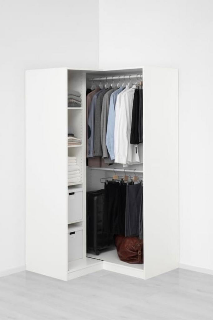 PAX Hoek kast wit, Huis en Inrichting, Kasten | Kleerkasten, Zo goed als nieuw, Ophalen