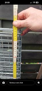 Galvaniseerd hekken rennen voor hok of bouwwerken  etc, Enlèvement, Utilisé