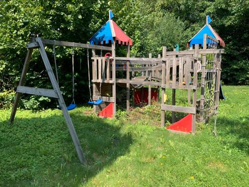 Wickey Smart King speeltoelstel, Kinderen en Baby's, Speelgoed | Buiten | Speeltoestellen, Zo goed als nieuw, Glijbaan, Ophalen