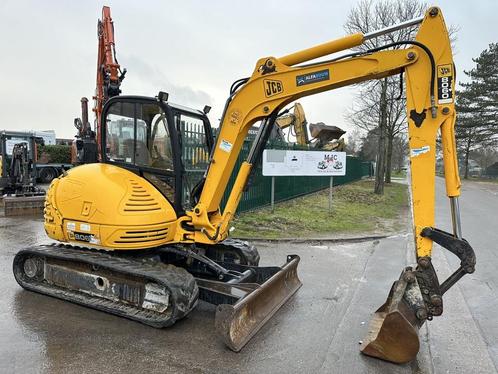 JCB 8060 6T - MINI-DIGGER - EXTRA HYDR - 5549H - ISUZU 4 CIL, Articles professionnels, Machines & Construction | Grues & Excavatrices