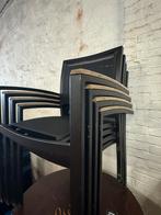 Terrasstoelen zwart 4, Huis en Inrichting, Ophalen, Zo goed als nieuw