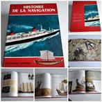 Encyclopédie HISTOIRE DE LA NAVIGATION Edit.Casterman 1968, Collections, Marine, Enlèvement ou Envoi, Utilisé, Livre ou Revue