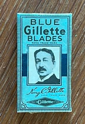 Vintage Gillette Blue Blades – Uniek verzamelobject!, Verzamelen, Merken en Reclamevoorwerpen, Ophalen