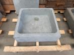 Oude arduinen wasbak , blauwsteen lavabo, Ophalen, Gebruikt