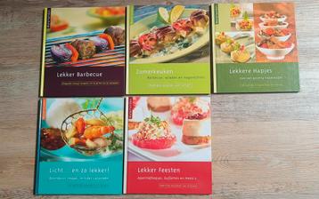 Vijf kookboeken serie Watertanden Colruyt beschikbaar voor biedingen