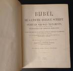 STATENBIJBEL MET KANTEKENINGEN, AFBEELDINGEN EN PLATEN, Enlèvement ou Envoi, Utilisé