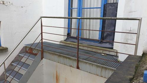 RVS trap met 10 treden + loopbordes, Doe-het-zelf en Bouw, Ladders en Trappen, Zo goed als nieuw, Trap, Ophalen