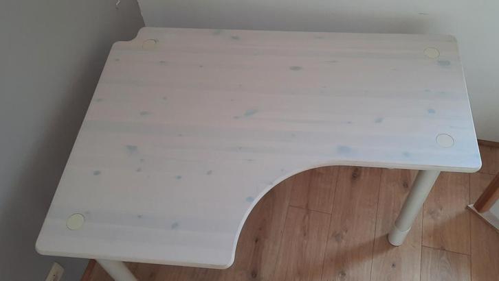 Bureau en coin FLEXA CLASSIC blanchi, Kinderen en Baby's, Kinderkamer | Tafels en Stoelen, Zo goed als nieuw, Ophalen of Verzenden