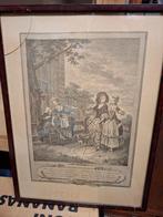 kader met afbeelding la promenade du matin, Ophalen, Gebruikt